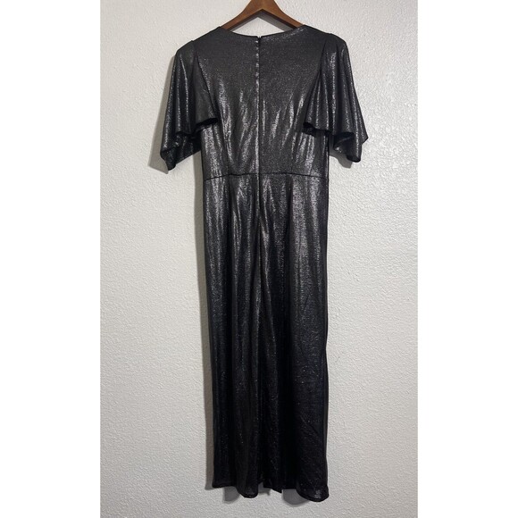 Eliza J Metallic Black Maxi Dress - Picture 5 of 16